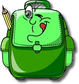 bookbag green